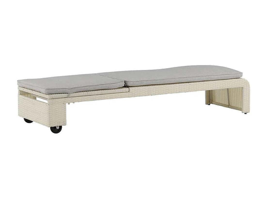 Transat à Roulettes "London" 196cm Blanc