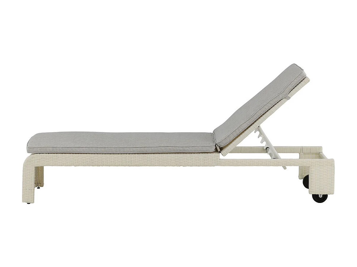 Transat à Roulettes "London" 196cm Blanc