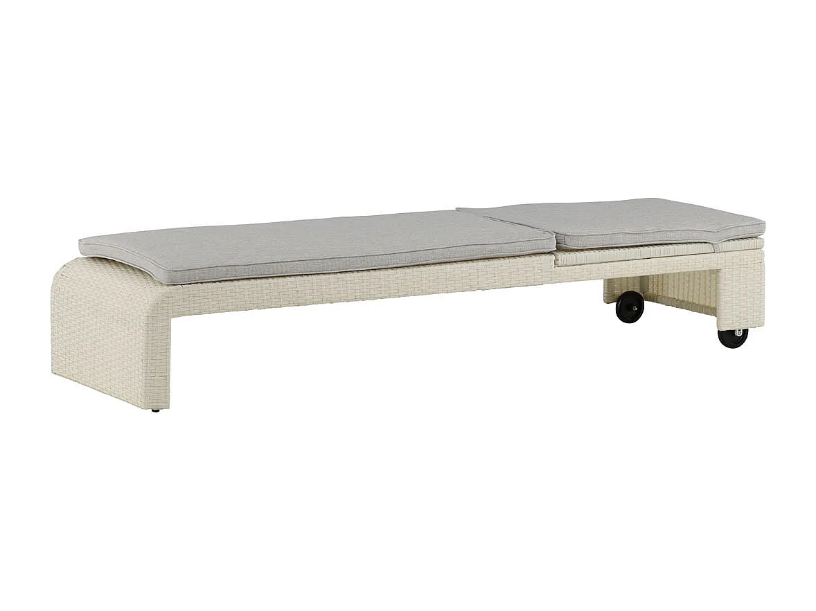 Transat à Roulettes "London" 196cm Blanc