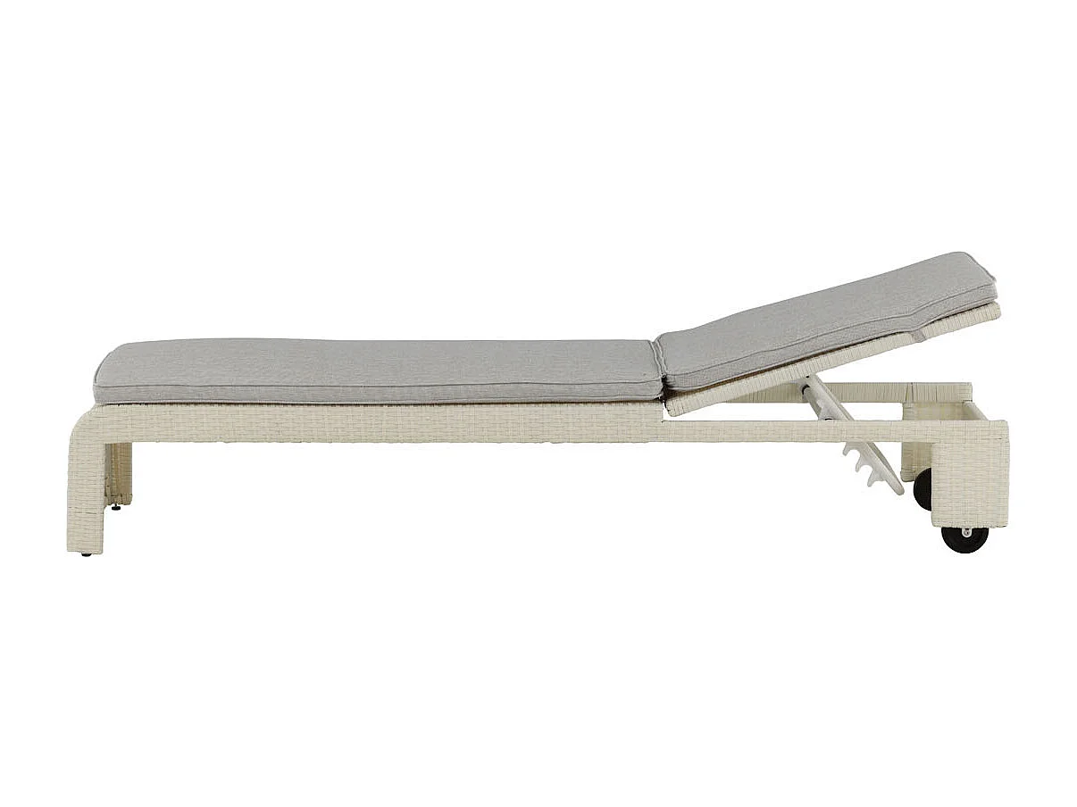 Transat à Roulettes "London" 196cm Blanc