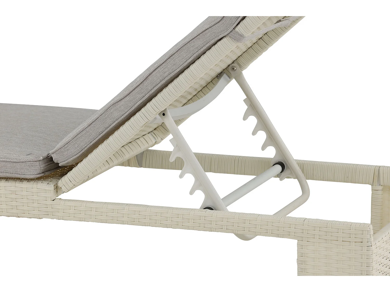 Transat à Roulettes "London" 196cm Blanc