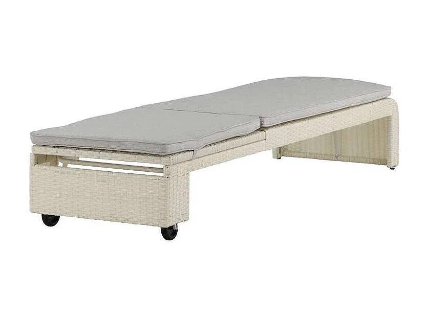 Transat à Roulettes "London" 196cm Blanc