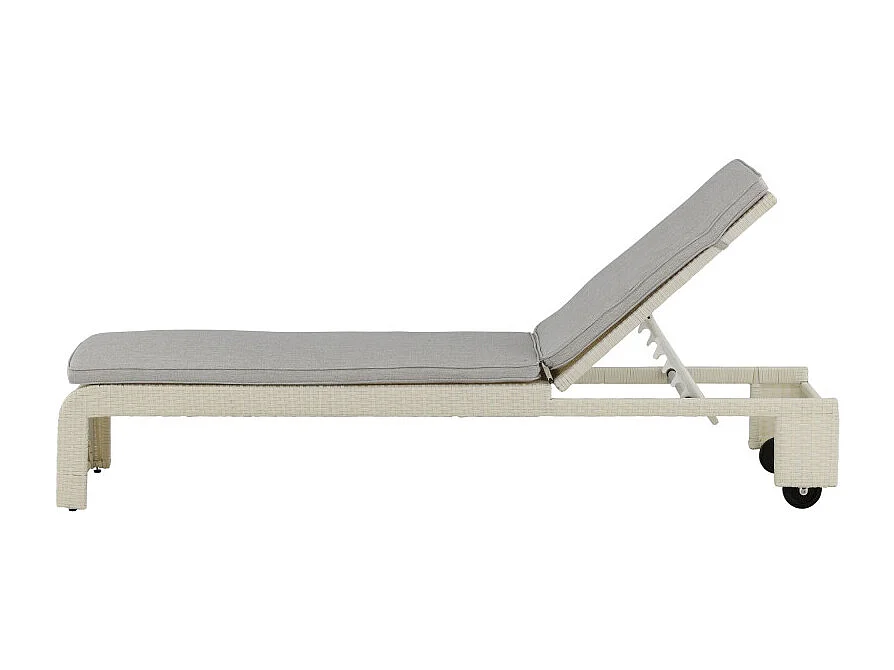 Transat à Roulettes "London" 196cm Blanc