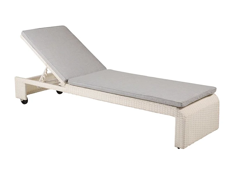 Transat à Roulettes "London" 196cm Blanc