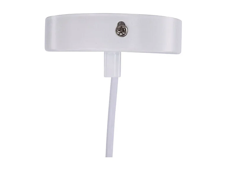 Lampe Suspension en plume "Nicola" 60cm Blanc