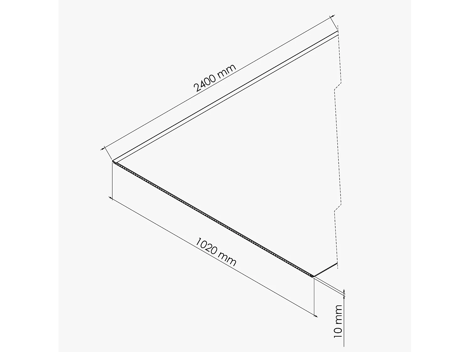 Panneau Douche PVC Terrazzo Blanc - L. 240 x l. 100 x ép. 1 cm