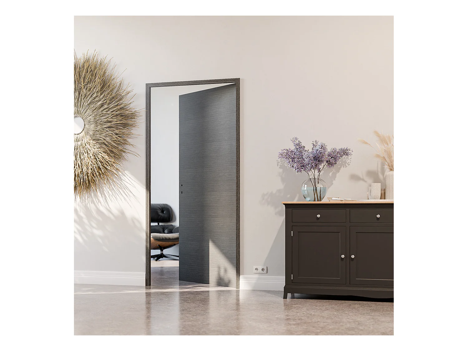 Bloc-Porte Costa Rica H. 204 x l. 93 cm - Poussant Droit