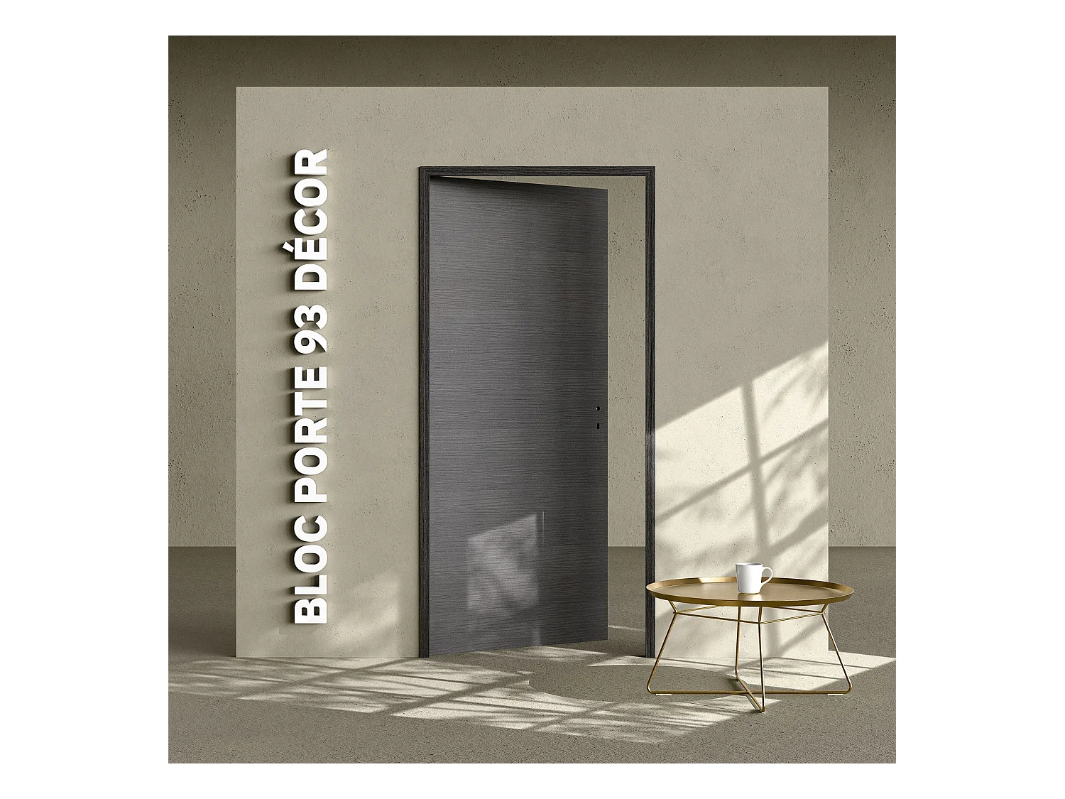 Bloc-Porte Costa Rica H. 204 x l. 93 cm - Poussant Gauche