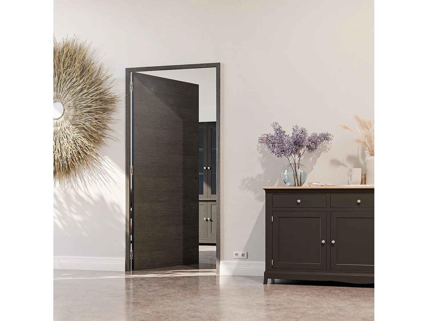 Bloc-Porte Costa Rica H. 204 x l. 93 cm - Poussant Gauche