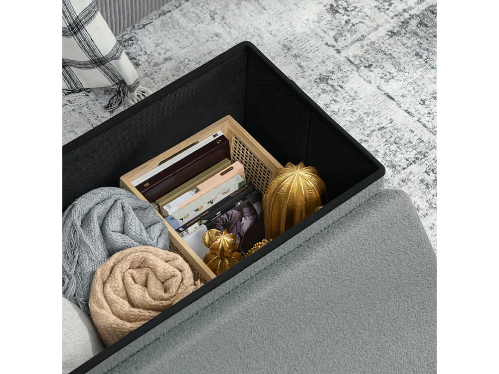 Polsterbank,Sitzbank Aufbewahrungshocker,mit Stauraum und Deckel für Wohnzimmer, Schlafzimmer, Flur