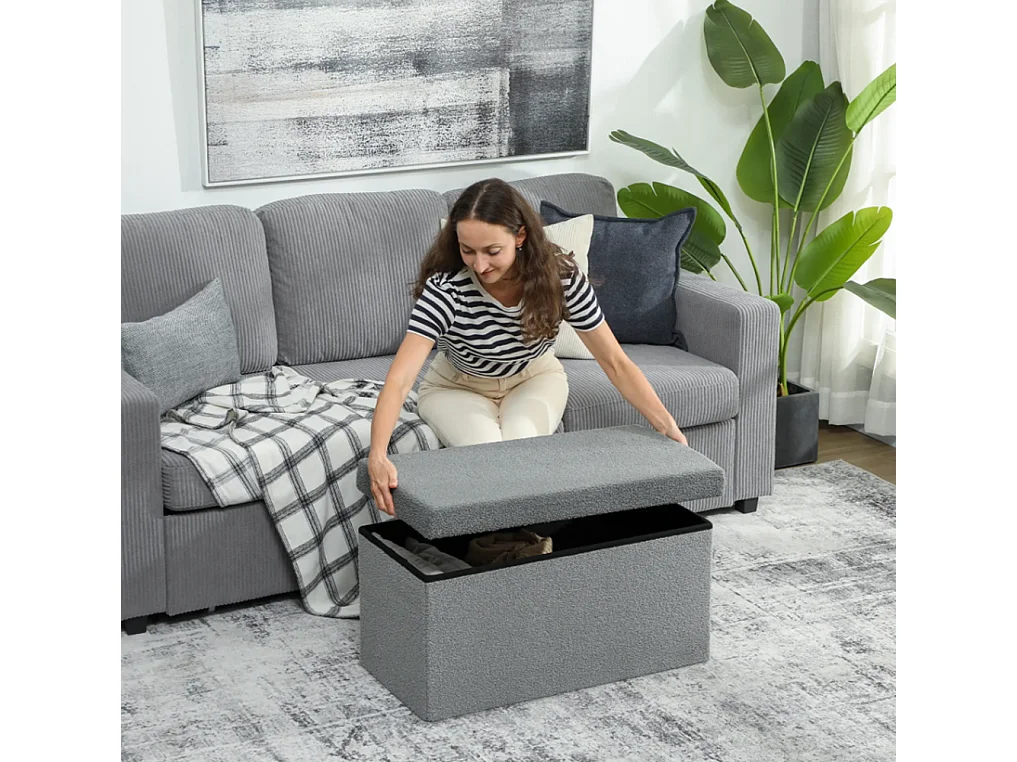 Polsterbank,Sitzbank Aufbewahrungshocker,mit Stauraum und Deckel für Wohnzimmer, Schlafzimmer, Flur