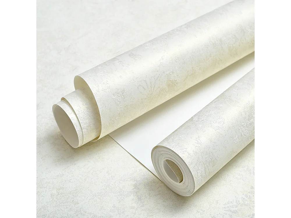 Papier peint texturé 3D pur, intissé, 10 x 0,53 m, pour salon, avec papier beige