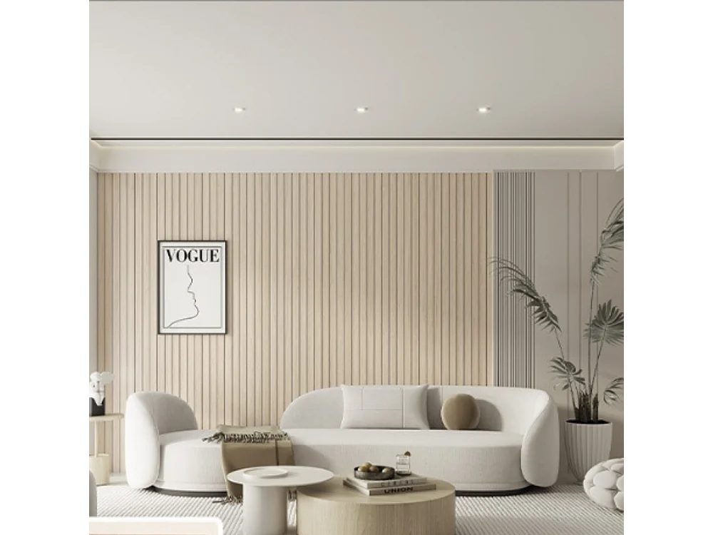 Rouleau de papier peint autocollant 3D PVC 60 cm x 3 m Imitation bois Beige Résistant à l'eau et à l'humidité