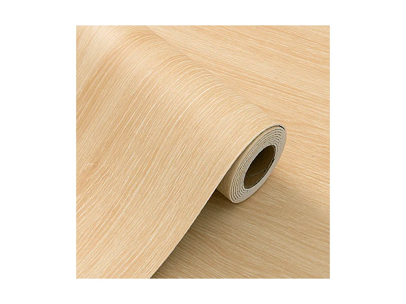 Papier peint 3D effet bois kaki, autocollant, épais, rouleau de 60 cm x 3 m, style industriel, 18 m²