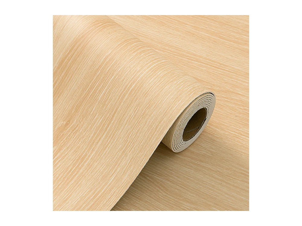 Papier peint 3D effet bois kaki, autocollant, épais, rouleau de 60 cm x 3 m, style industriel, 18 m²