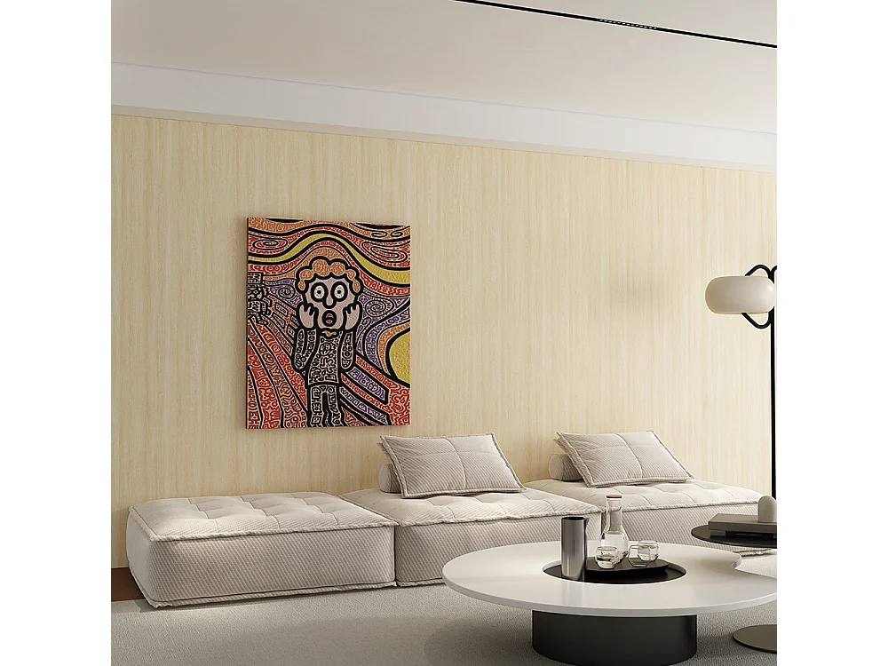 Papier peint 3D effet bois kaki, autocollant, épais, rouleau de 60 cm x 3 m, style industriel, 18 m²