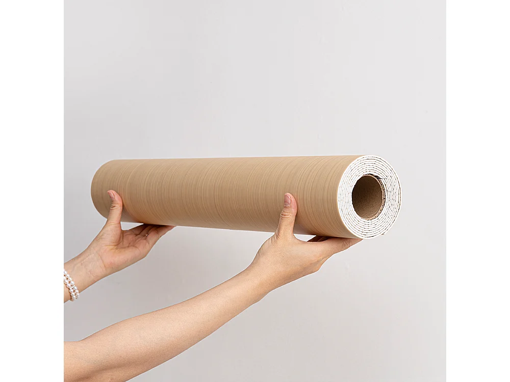 Papier peint 3D effet bois kaki, autocollant, épais, rouleau de 60 cm x 3 m, style industriel, 18 m²