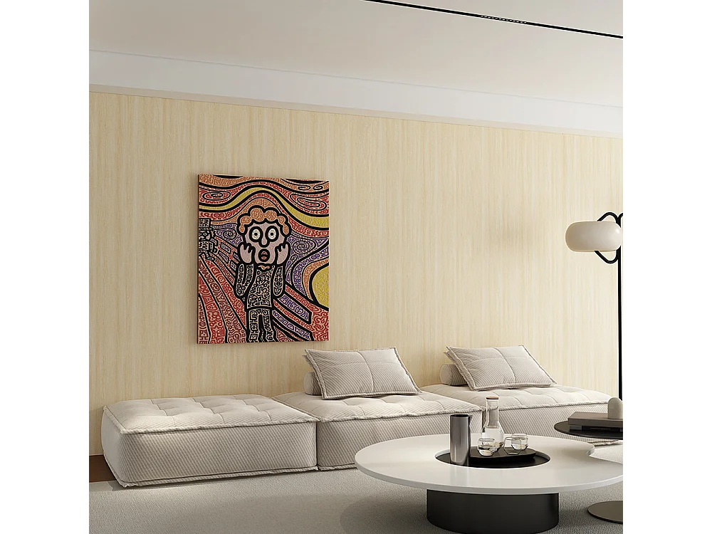 Papier peint 3D effet bois kaki, autocollant, épais, rouleau de 60 cm x 3 m, style industriel, 18 m²