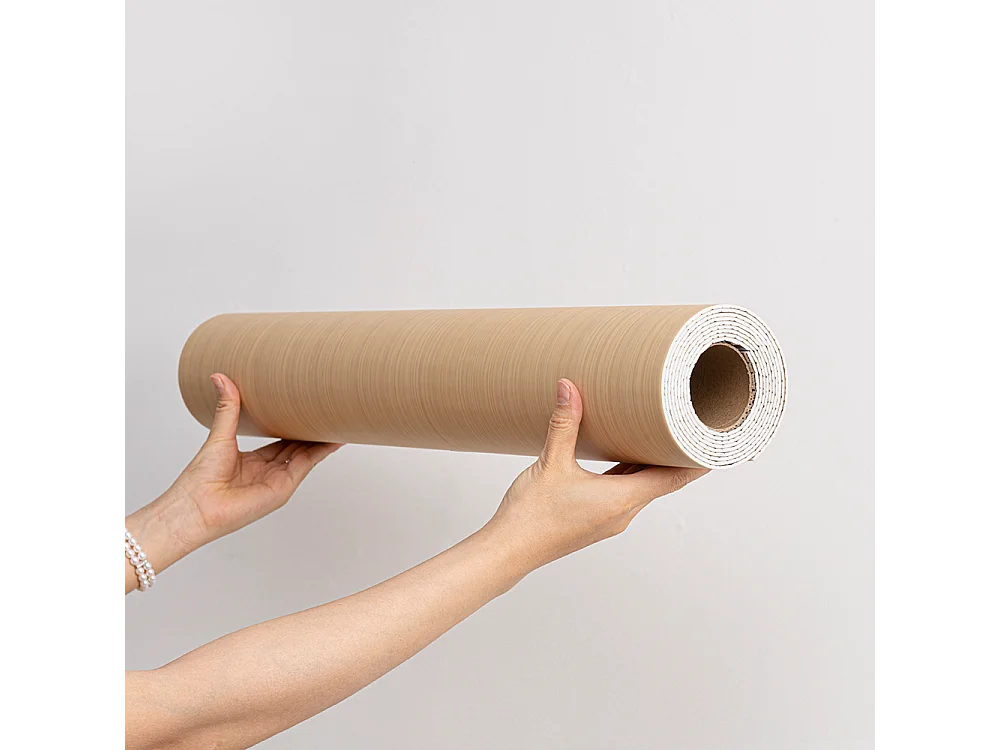 Papier peint 3D effet bois kaki, autocollant, épais, rouleau de 60 cm x 3 m, style industriel, 18 m²