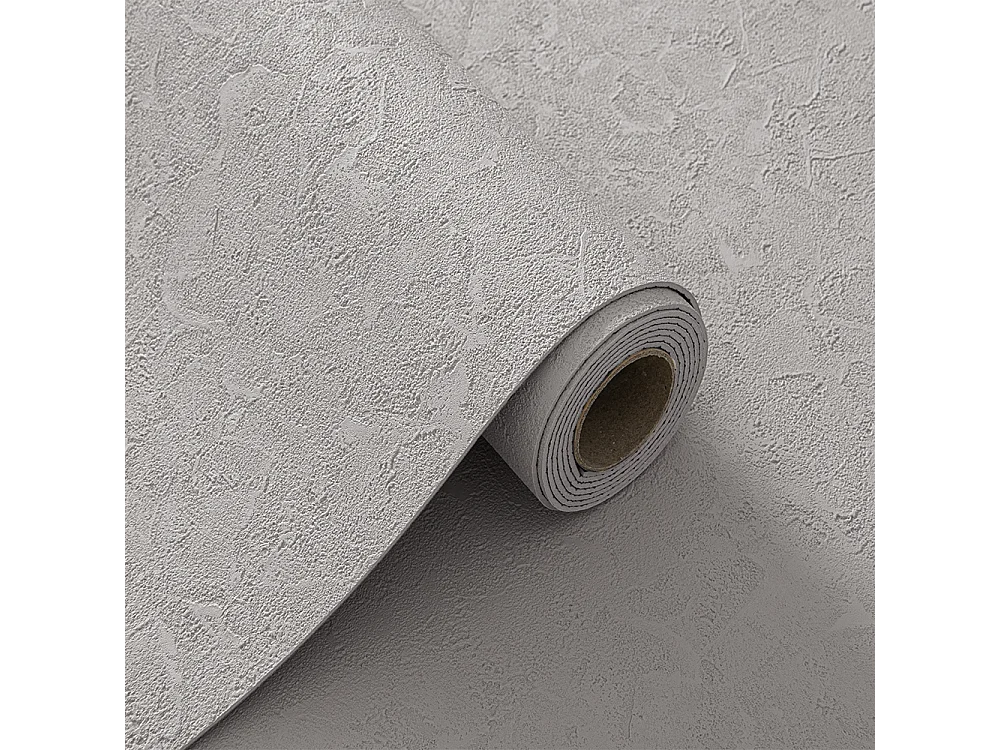 Papier peint 3D autocollant épais effet ciment gris, 60 cm x 2,8 m, style industriel, 1,68 m²