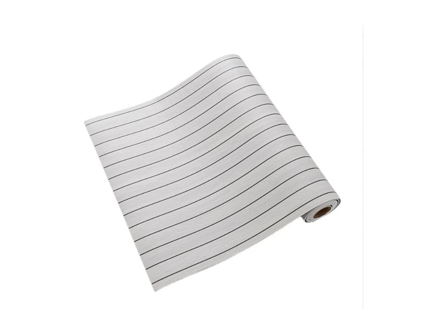 Rouleau de papier peint autocollant 3D PVC 60 cm x 3 m Imitation bois Gris Blanc Résistant à l'eau et à l'humidité