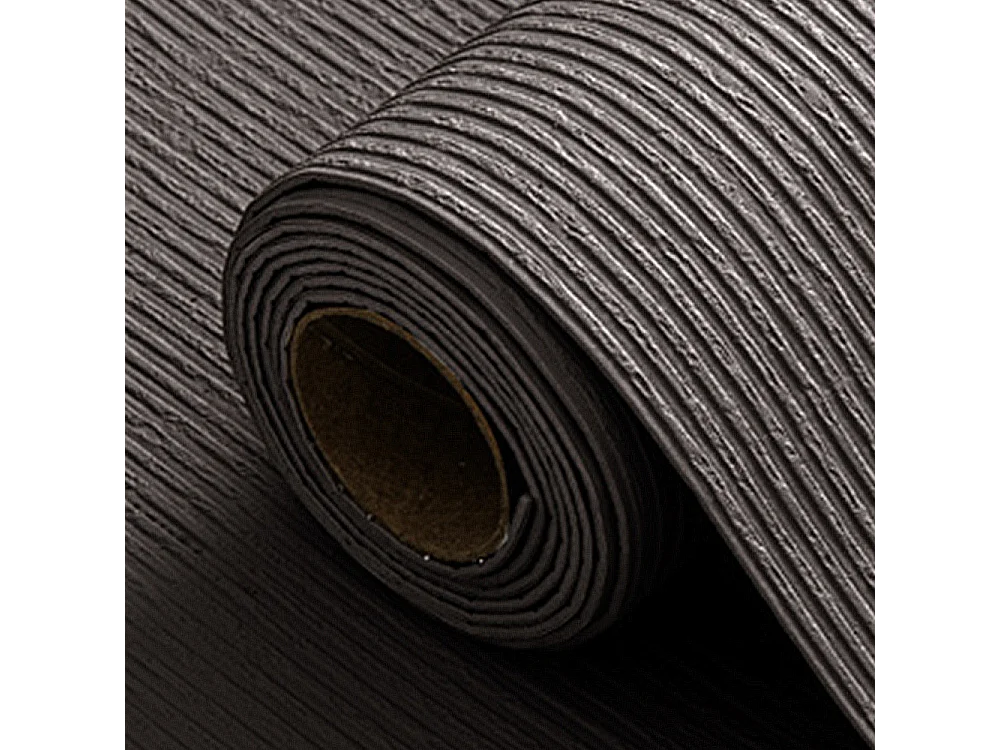 Papier peint 3D autocollant épais effet ciment noir gris, 60 cm x 2,8 m, style industriel, 1,68 m²