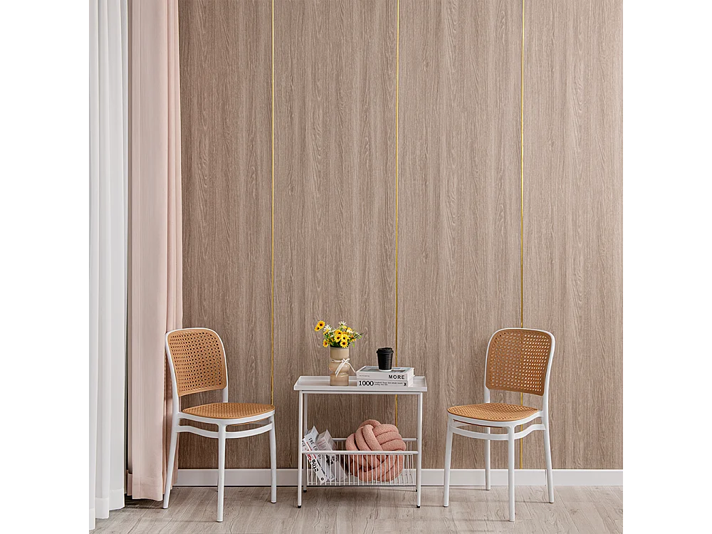 Papier peint autocollant épais effet bois original, 60 cm x 3 m, style industriel, 1,8 m²