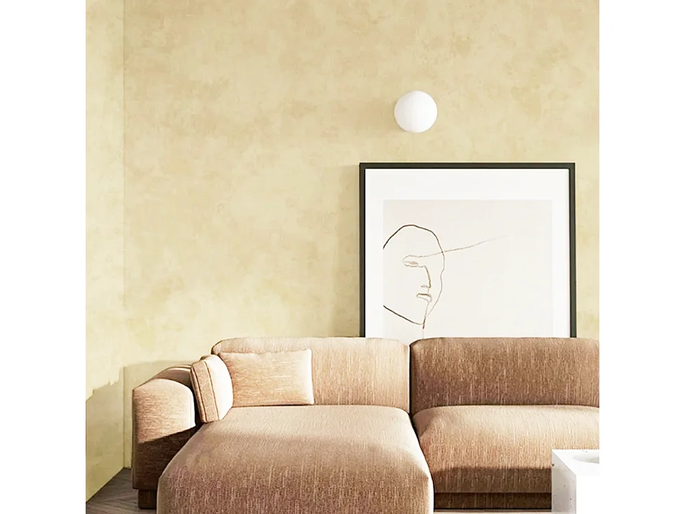 Papier peint texturé 3D, série Pure, intissé, 10 x 0,53 m, salon, chambre, papier peint kaki