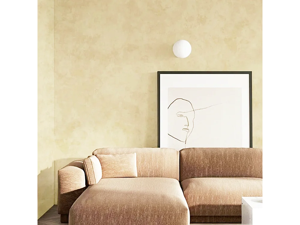 Papier peint texturé 3D, série Pure, intissé, 10 x 0,53 m, salon, chambre, papier peint kaki