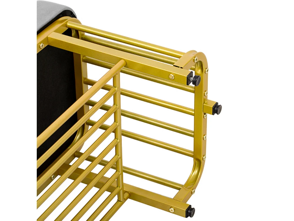 Schuhbank mit Sitzfläche aus Metallgestell,Schuhschrank Platzsparende Flurbank mit verstellbaren Füßen als Schuhbank für Flur