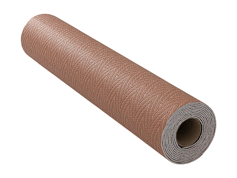 Papier peint 3D effet tissu marron, autocollant, épais, rouleau de 60 cm x 2,8 m, style jardin doux, 1,68 m²