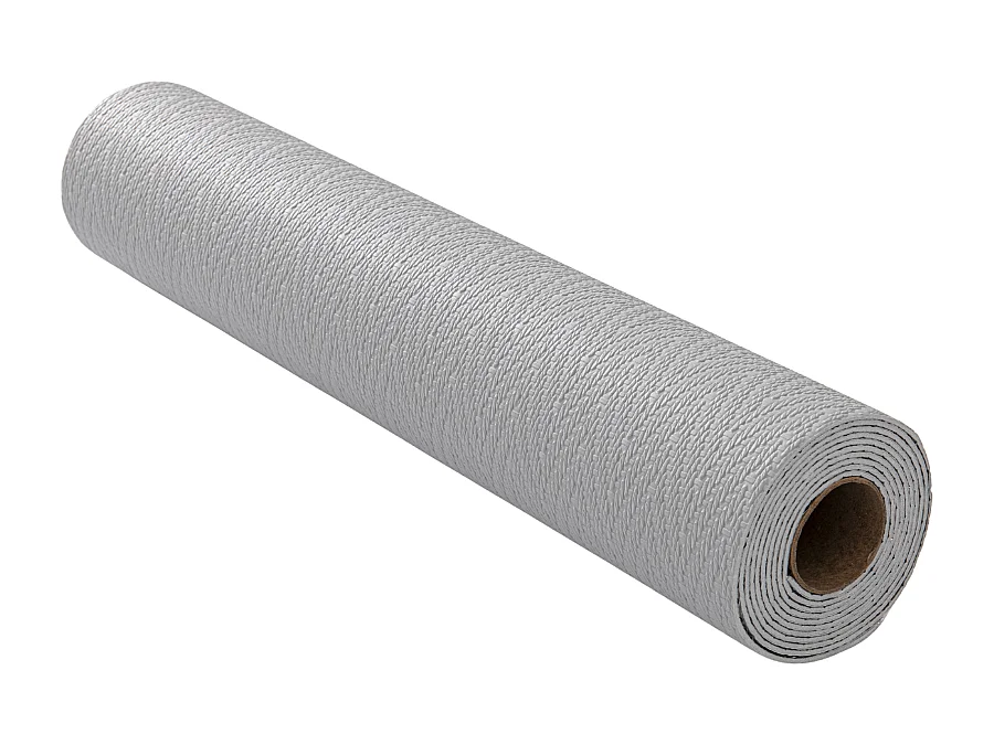 Papier peint autocollant épais effet tissu gris, 60 cm x 2,8 m, style jardin, 1,68 m²