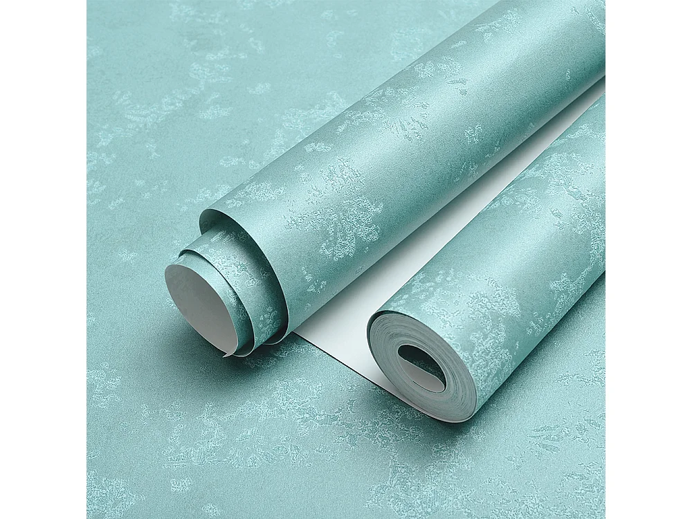 10 papiers peints texturés 3D, collection Pure, intissé, 0,53 m, pour salon, avec papier vert