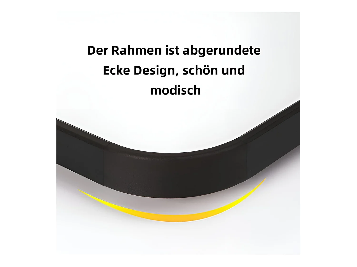 Ganzkörperspiegel 45x155 cm,mit abgerundeten Kanten,bruchsicherem Floatglas,stabilem Metall-Standfuß,Kunststoffrahmen,freistehend oder wandmontierbar