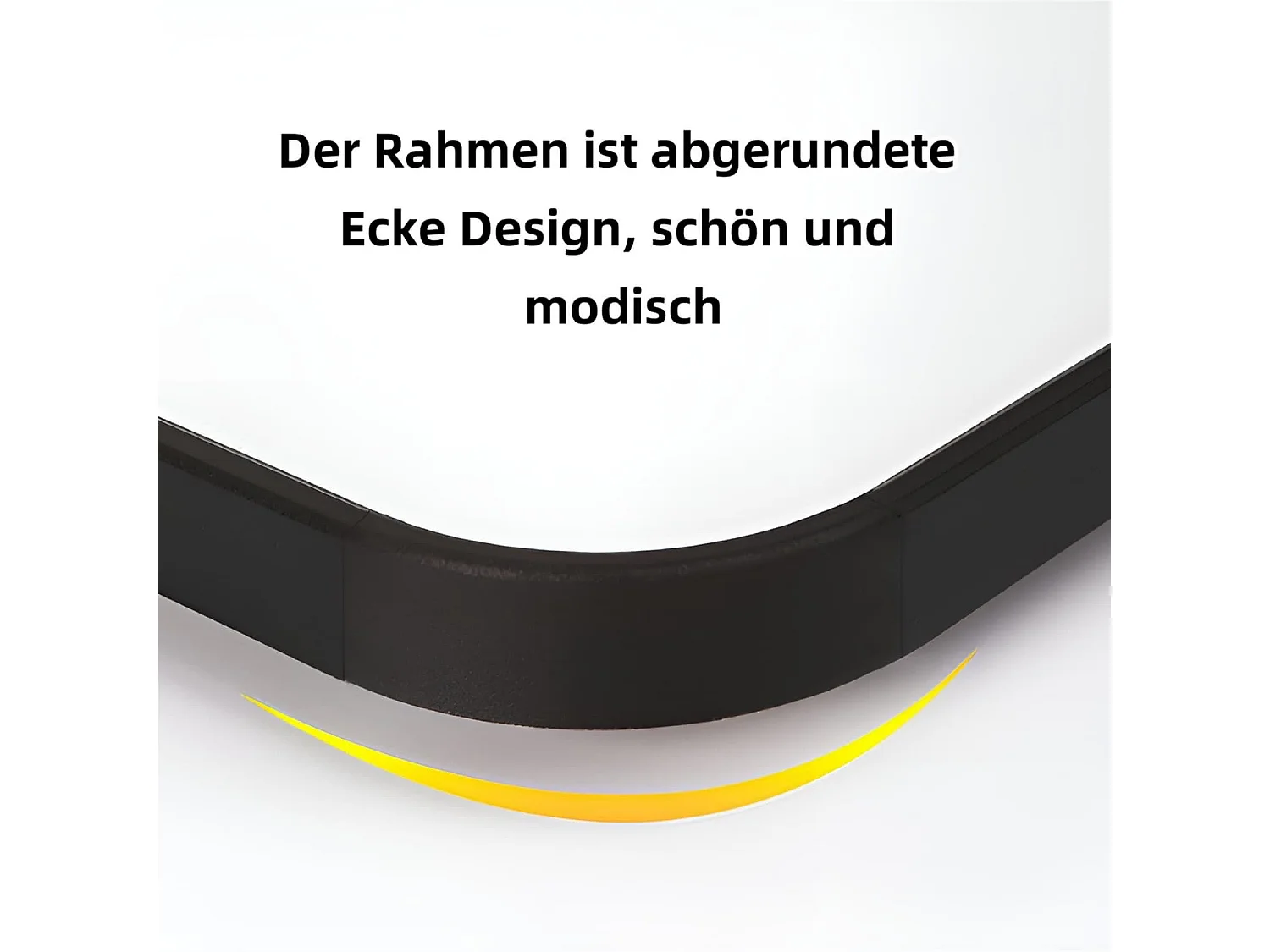 Ganzkörperspiegel 45x155 cm,mit abgerundeten Kanten,bruchsicherem Floatglas,stabilem Metall-Standfuß,Kunststoffrahmen,freistehend oder wandmontierbar