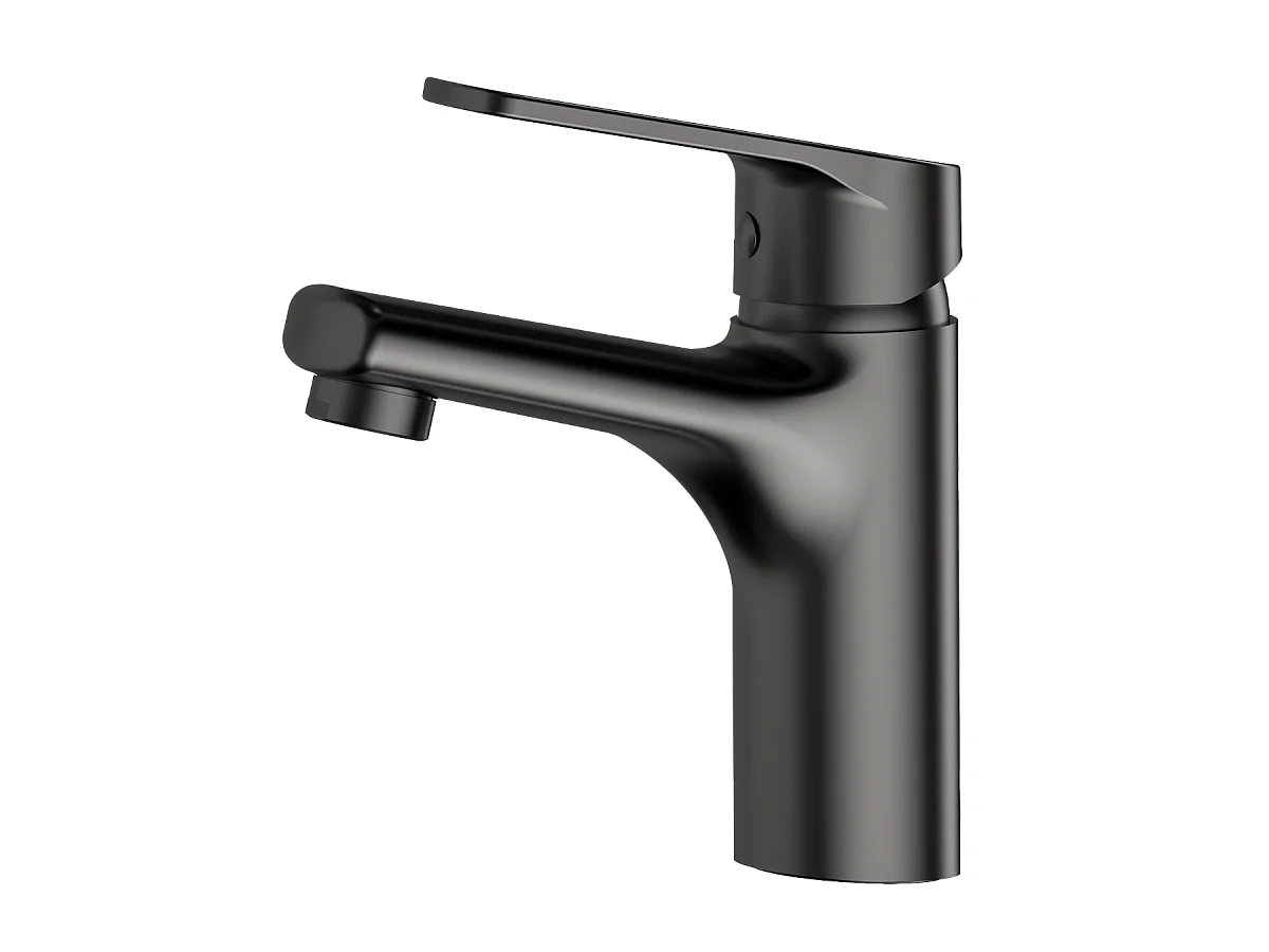 Full niedriger Waschtischmischer gun metal Essebagno