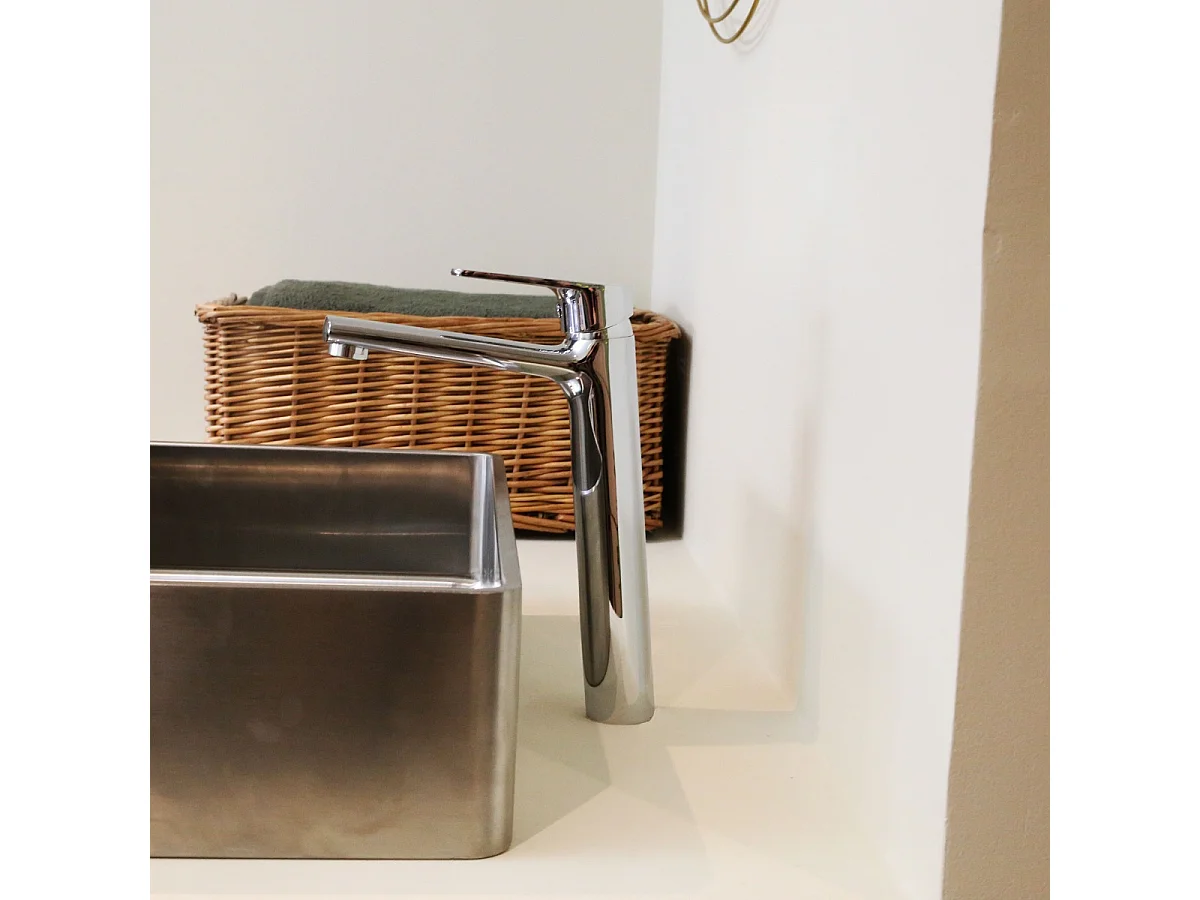 Full mitigeur lavabo haut chrome - Essebagno