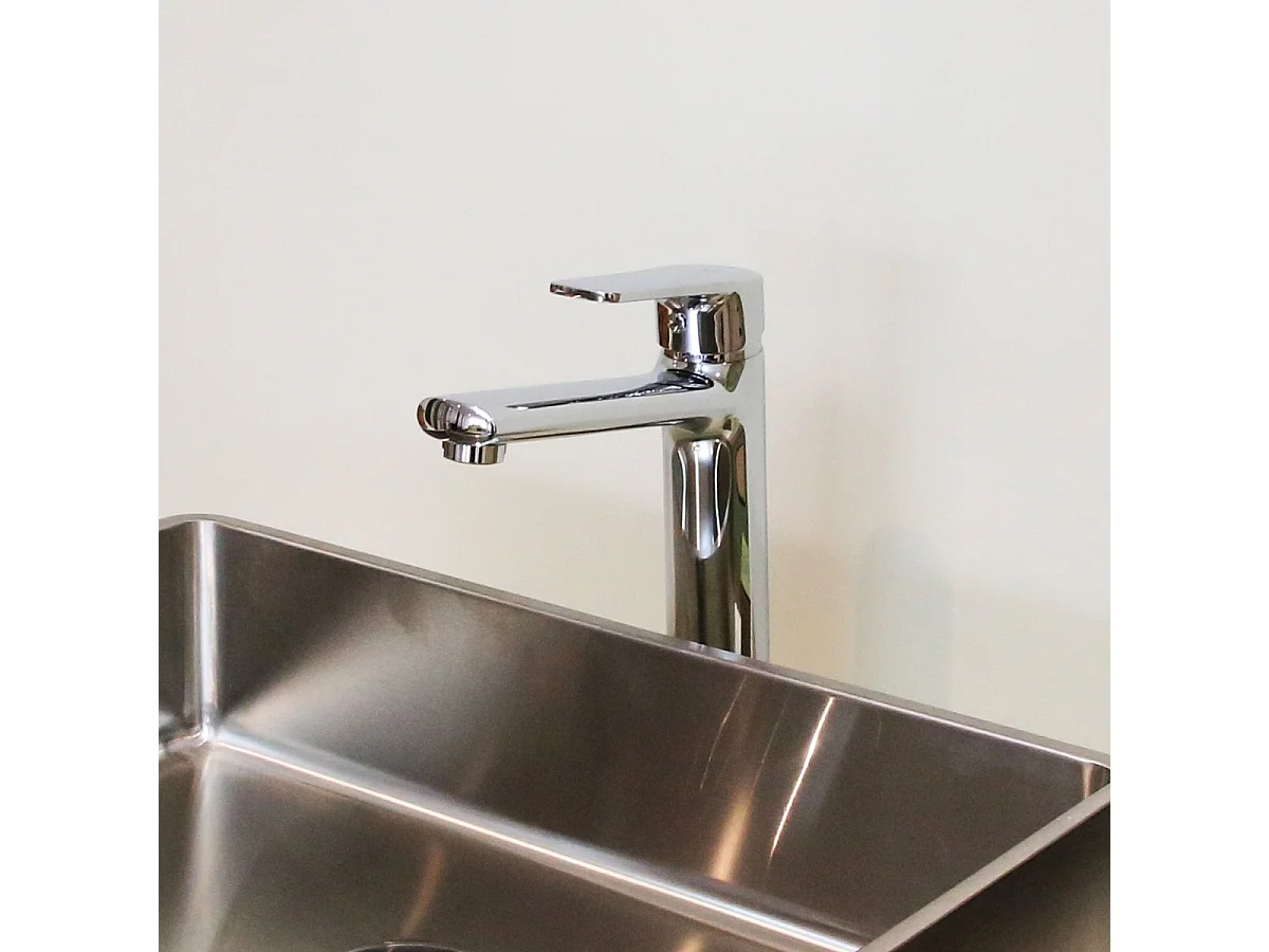 Full hoher Waschtischmischer Chrom Essebagno