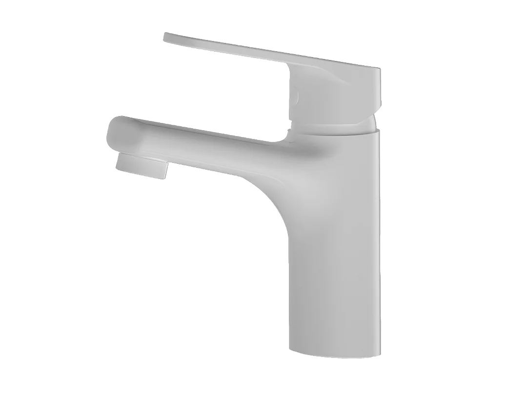 Full mitigeur lavabo bas blanc mat - Essebagno