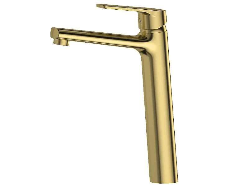 Rubinetto per lavabo alto Full oro spazzolato Essebagno