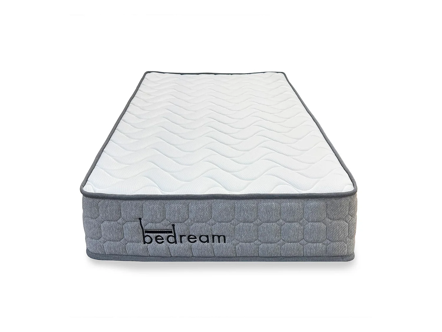 Matelas à ressorts ensachés 23cm Bedream accueil moelleux et soutien ferme 90x190cm