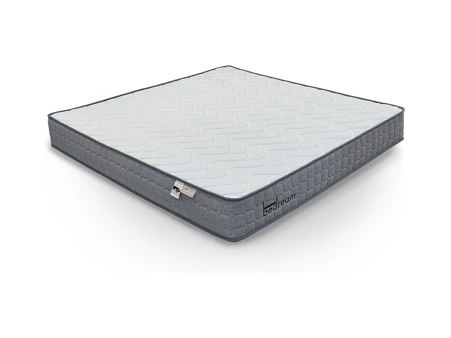 Matelas à ressorts ensachés 23cm Bedream accueil moelleux et soutien ferme 180x200cm