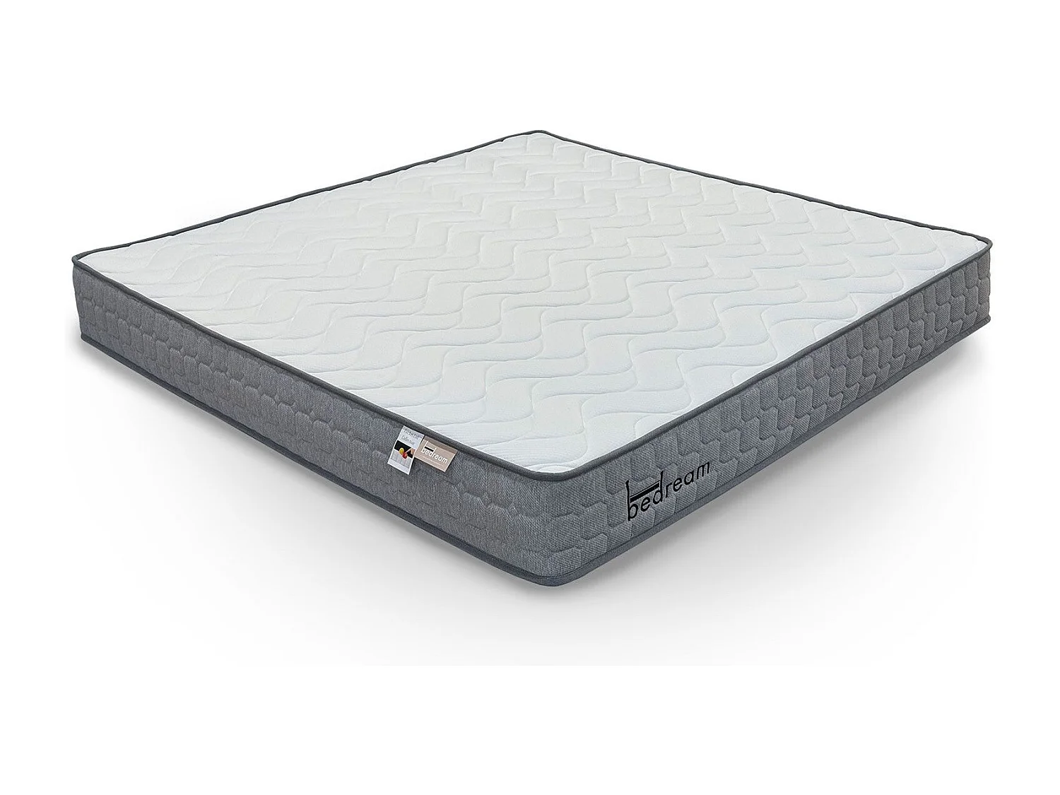 Matelas à ressorts ensachés 23cm Bedream accueil moelleux et soutien ferme 180x200cm