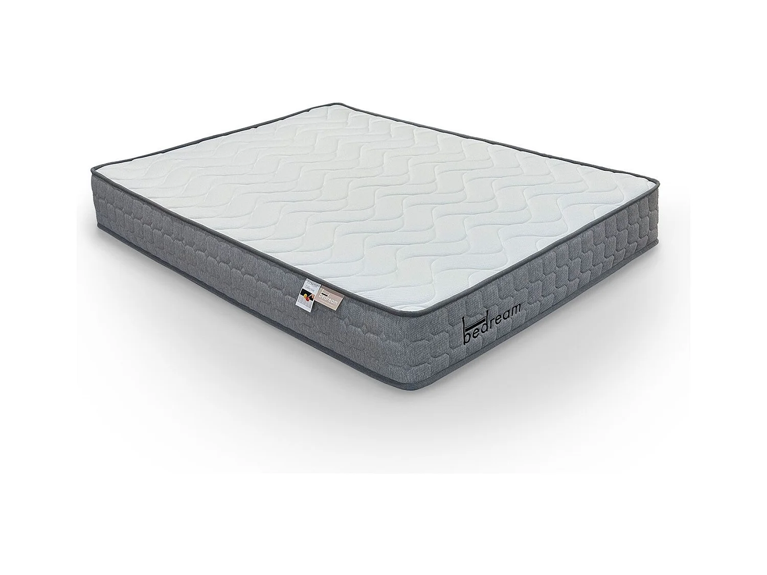 Matelas à ressorts ensachés 23cm Bedream accueil moelleux et soutien ferme 140x190cm