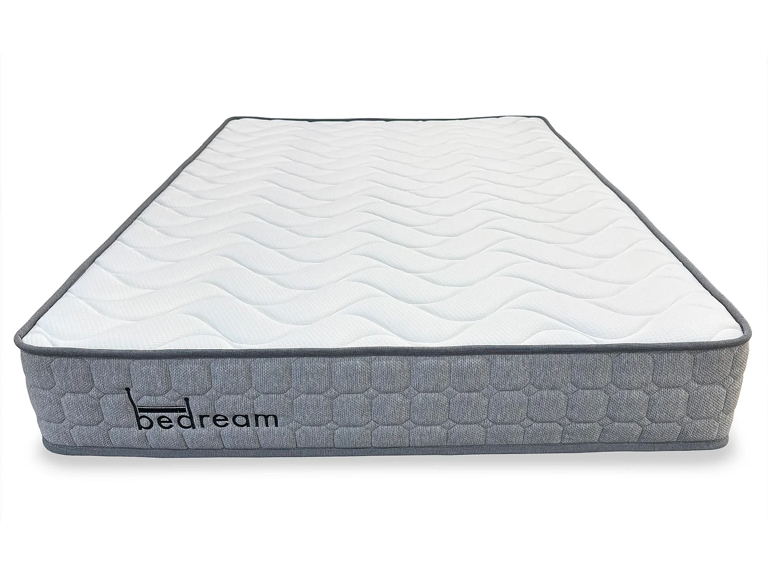 Matelas à ressorts ensachés 23cm Bedream accueil moelleux et soutien ferme 140x190cm