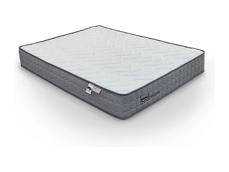 Matelas à ressorts ensachés 23cm Bedream accueil moelleux et soutien ferme 140x190cm
