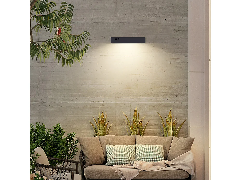 Lot de 2 lampes solaires EZIlight® Solar Wall S24