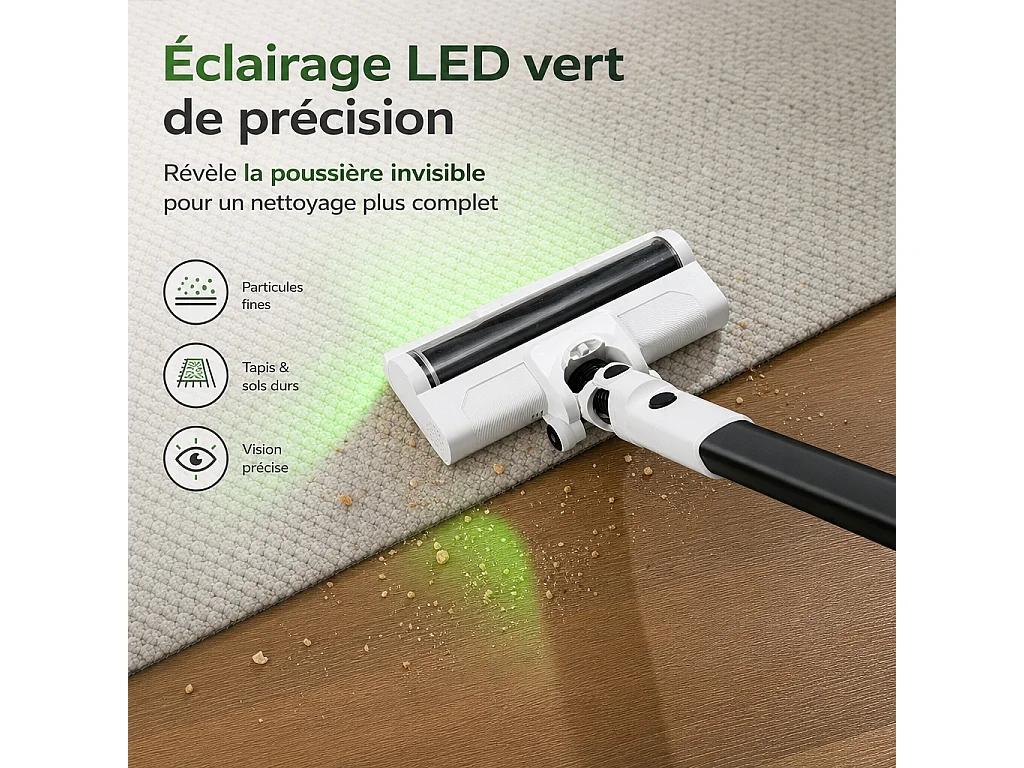 Aspirateur balai sans fil EZIclean® Cyclomax R15 station