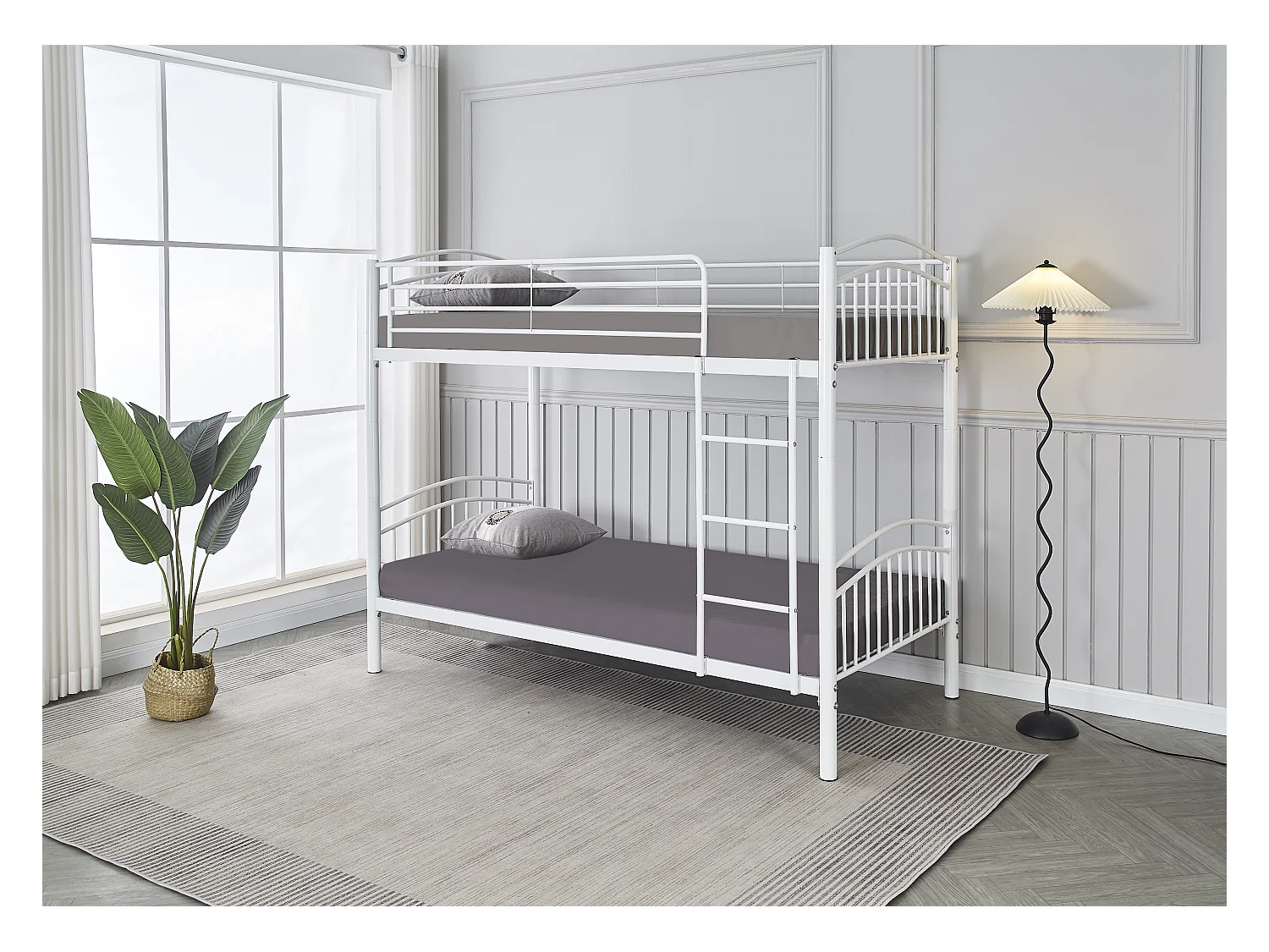 Lit Superposé Séparable ALICE Métal 90x190 cm