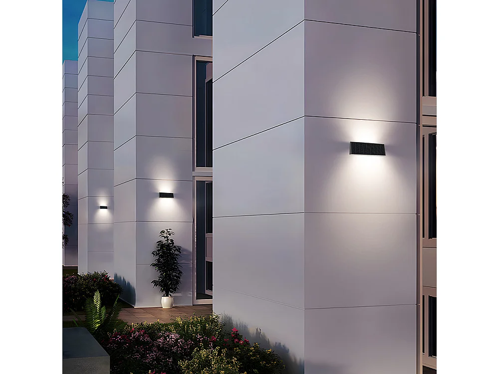 Lot de 2 lampes solaires EZIlight® Solar Wall S31